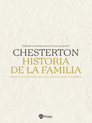 cover image of Historia de la familia